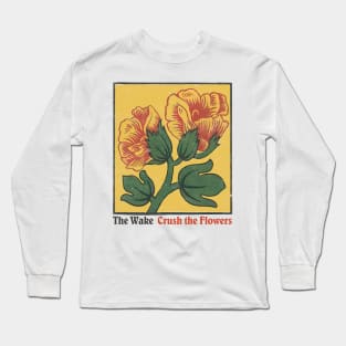 The Wake • • • 1980s Faded Style Aesthetic Design Long Sleeve T-Shirt